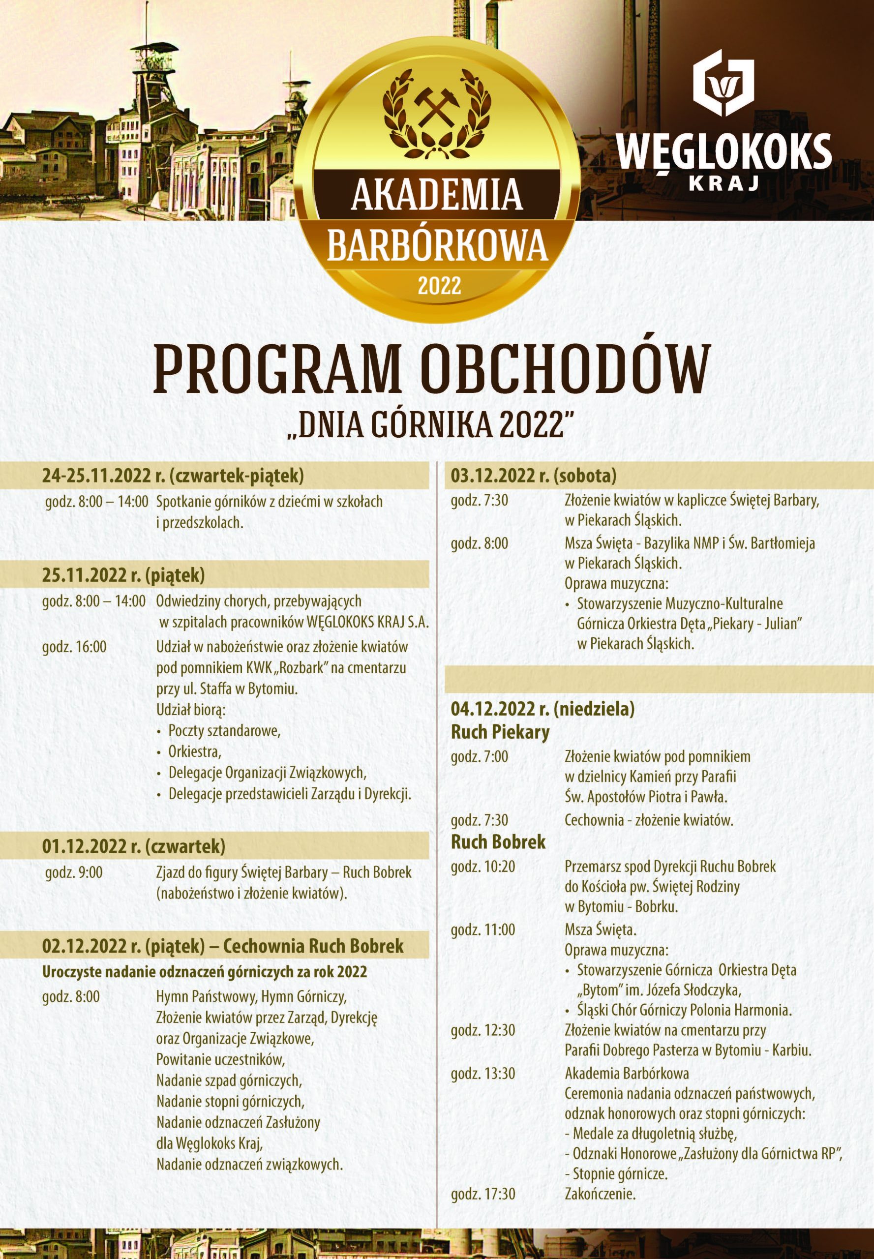 Weglokoks-Kraj-Barborka-program-2022